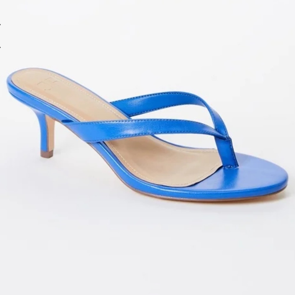 Lapis Blue Kylah Heeled Thong Sandal